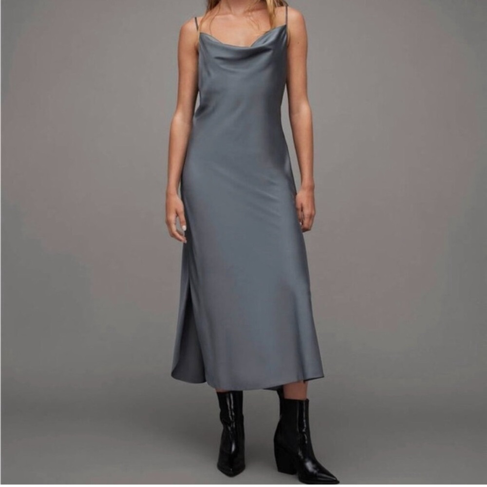 anthropologie slip midi dress – size large – NWT ♡